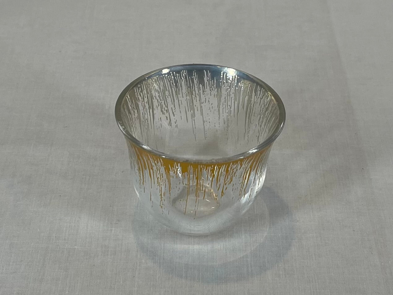 Gold Drip Design Coffee and Tea Cup Set