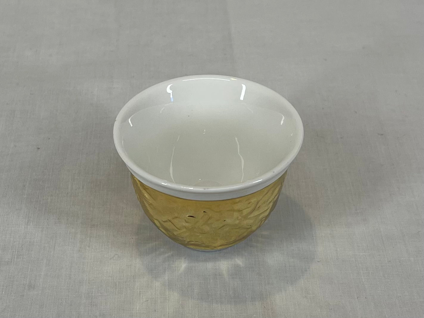 White and Gold Coffee and Tea Set