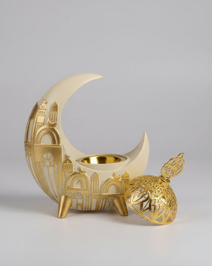Beige Moon Bakhoor Burner