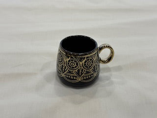 Black and Gold Coffee Cups