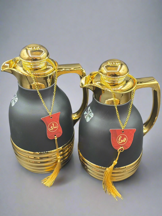 Black Coffee and tea Thermos Set