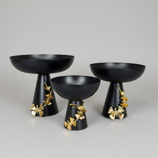 Decorative Black Bowl Set