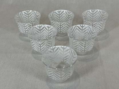 White Leaf Design Coffee and Tea Cups
